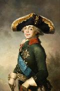 Vladimir Lukich Borovikovsky Portrait of Paul I France oil painting artist